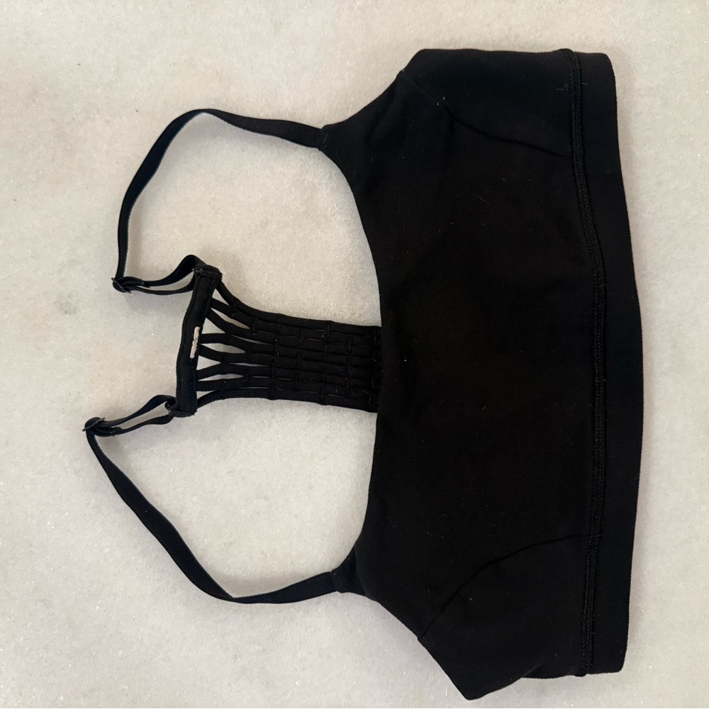 lululemon athletica Black Crop Top